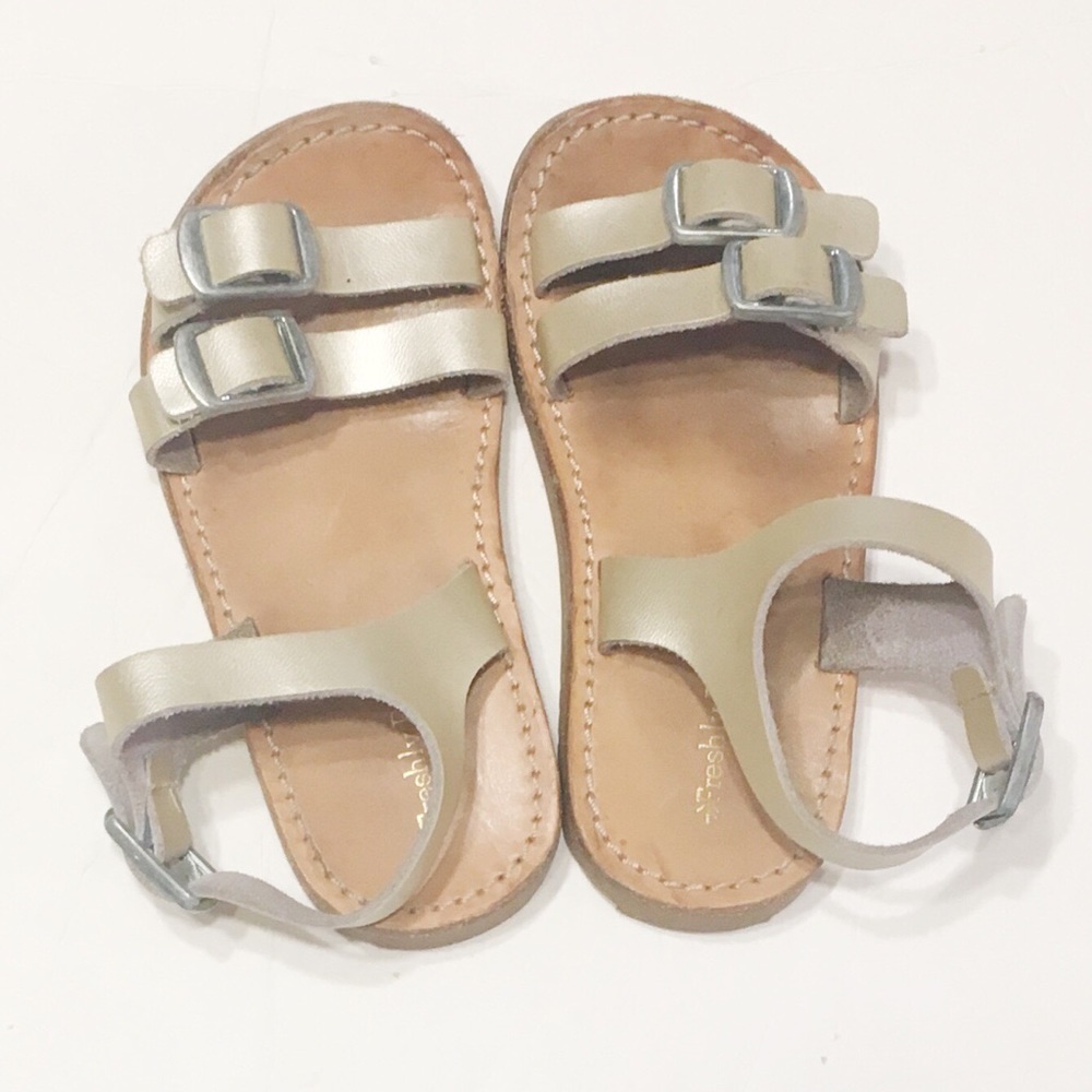 Girls Gold Freshly Picked Sandals